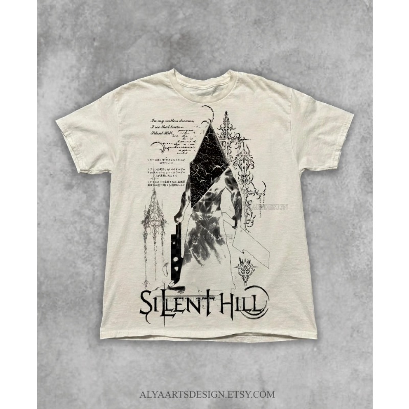 Esports Gaming Shirts - Silent Hill 2 Pyramid Head T-Shirt: