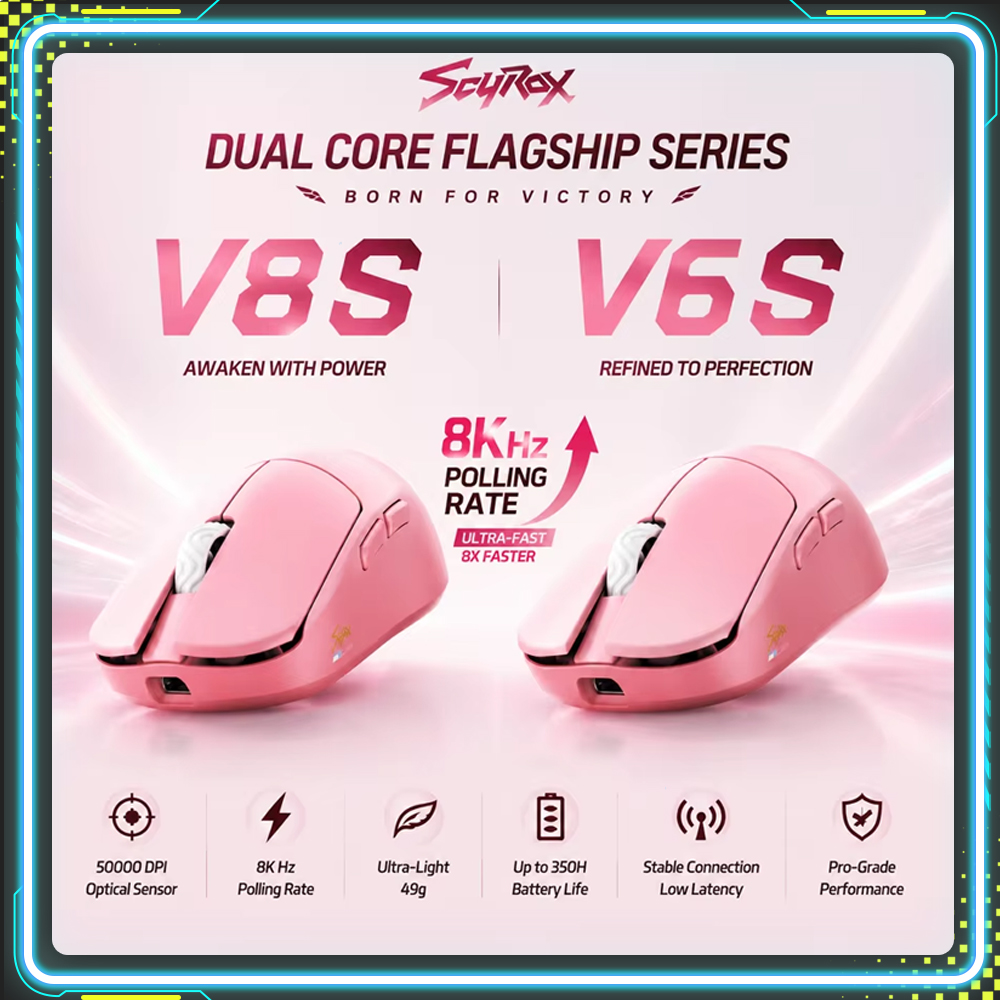 Esports Gaming Mouse Wireless - Scyrox V8s V6s Lightweight Wireless Gaming
