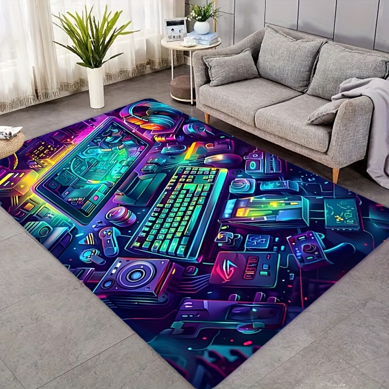 Cyberpunk Gaming Rug Flannel C - Esports Gaming Live のレビューと価格