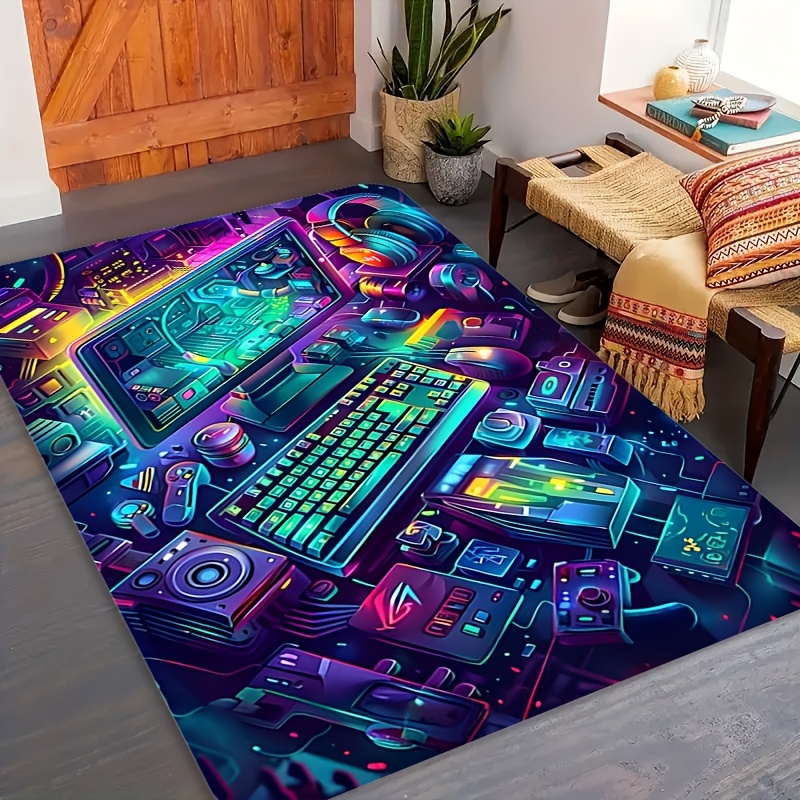 Cyberpunk Gaming Rug Flannel C - Esports Gaming Live のレビューと価格