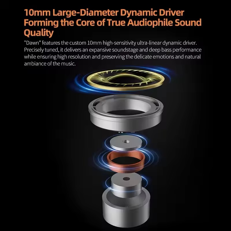 Hot KZ Dawn Dynamic Earphones  - Esports Gaming Earbuds のレビューと価格