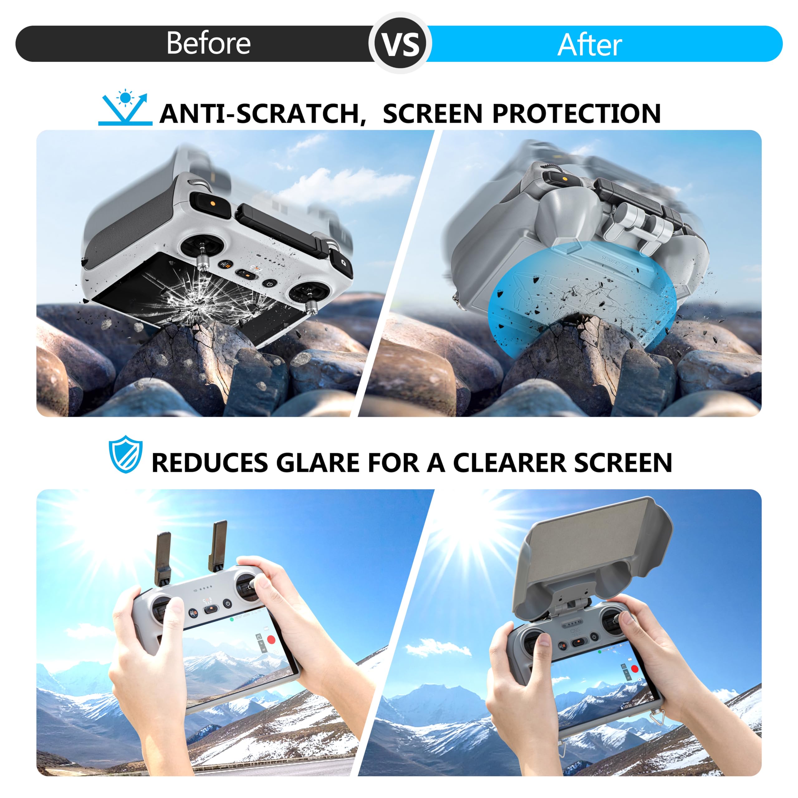 Sun Hood for DJI Mini 5 Pro RC - Controller Analog Stick のレビューと価格