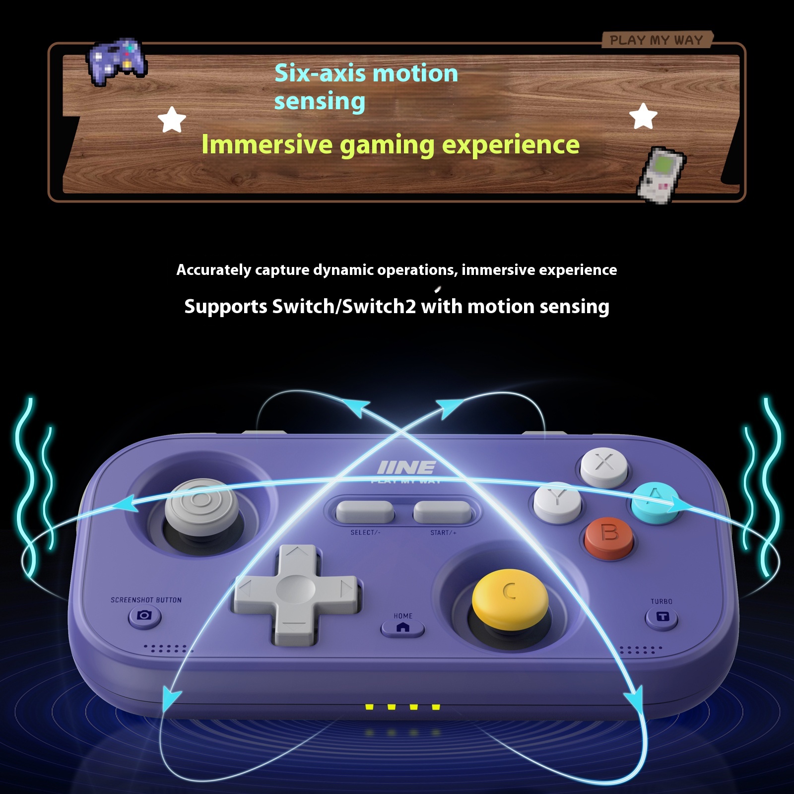 IINE Pocket Mini Controller Pa - Controller Analog Stick のレビューと価格