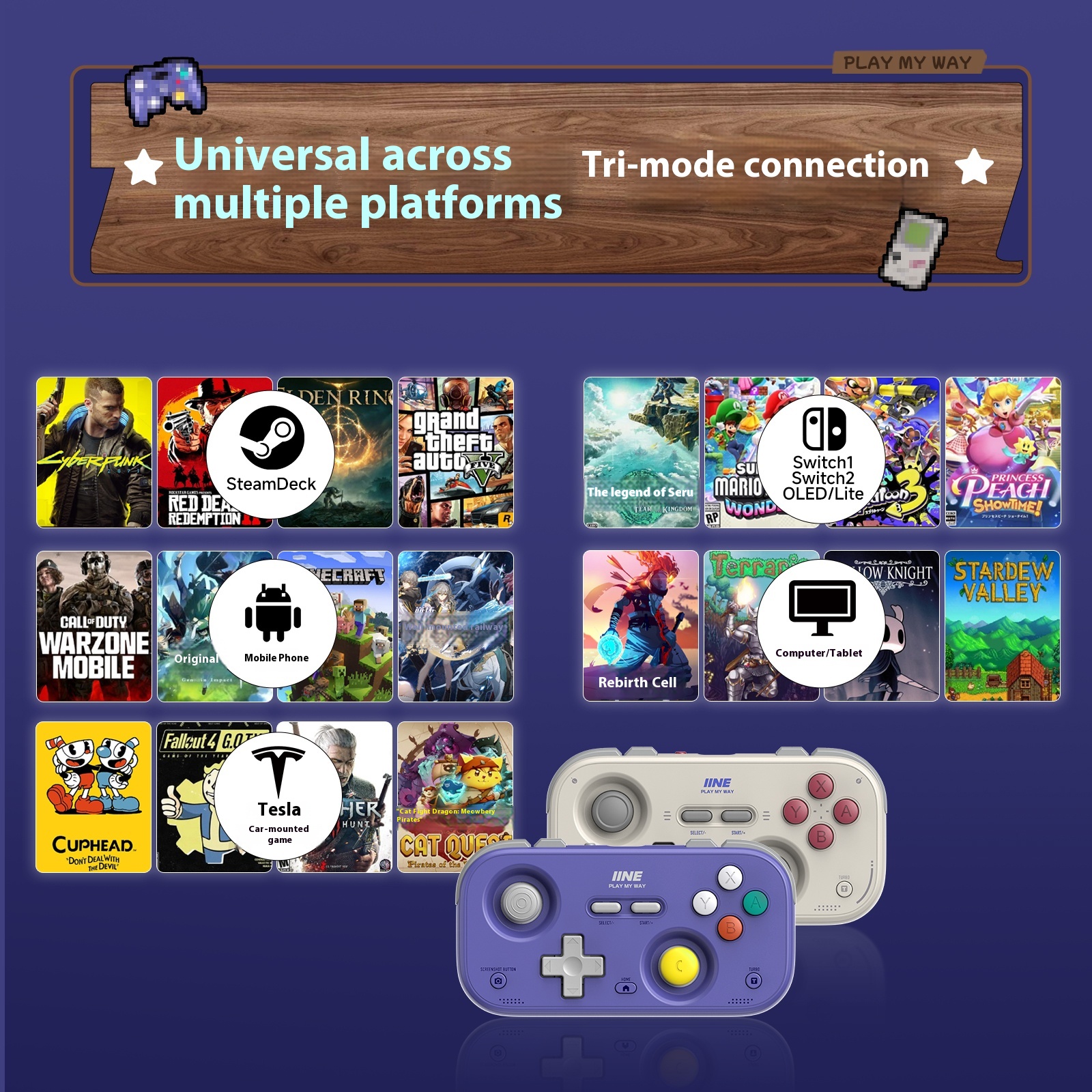 IINE Pocket Mini Controller Pa - Controller Analog Stick のレビューと価格