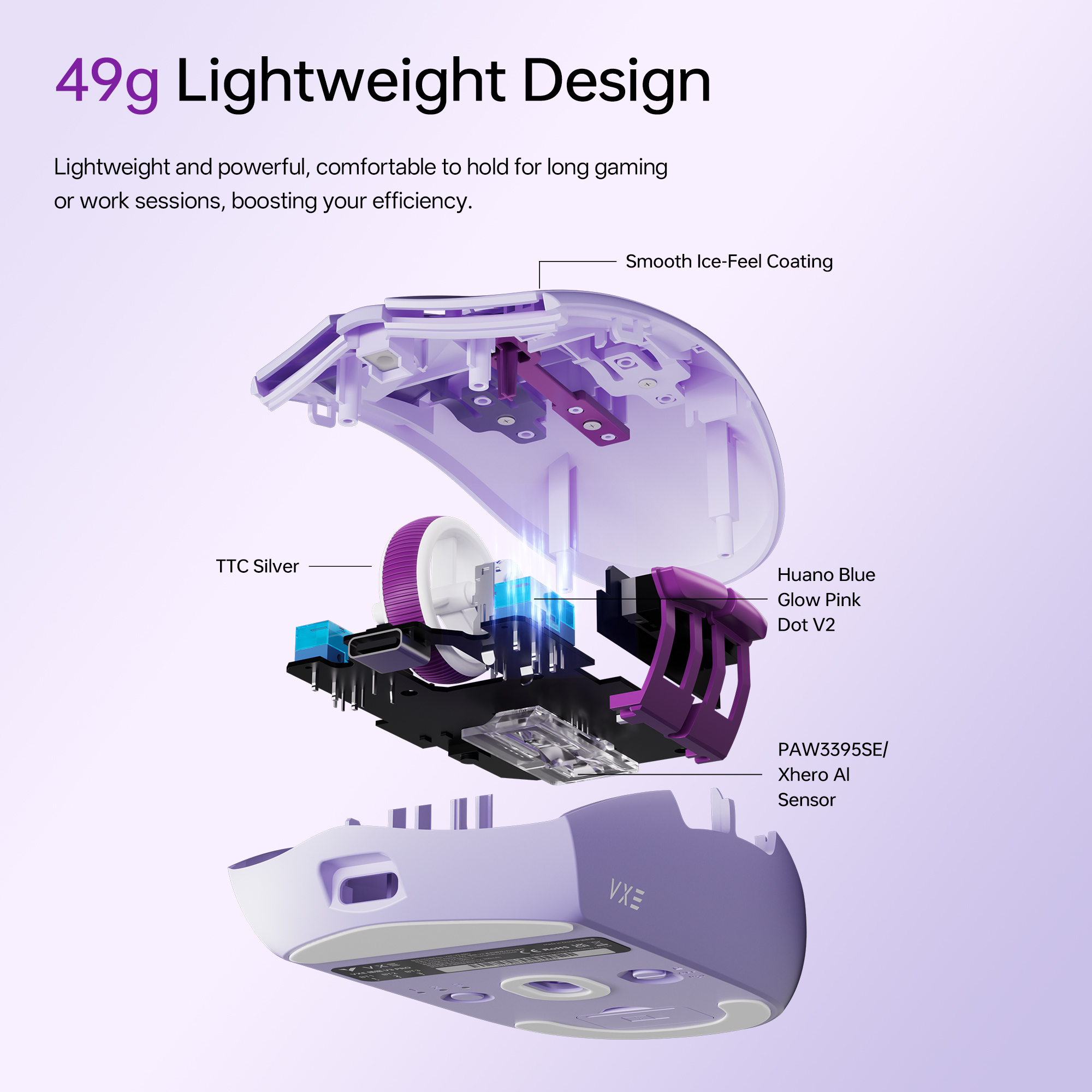 ATK VXE Dragonfly V3 PRO Bluet - Esports Gaming Mouse Wireless のレビューと価格
