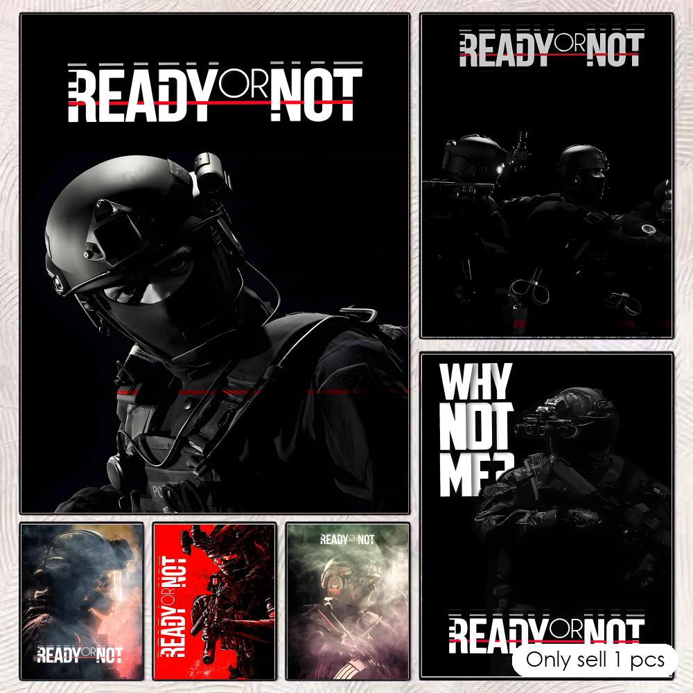 R-Ready or N-NotS Poster HD Wa - Esports Gaming Wallpaper のレビューと価格