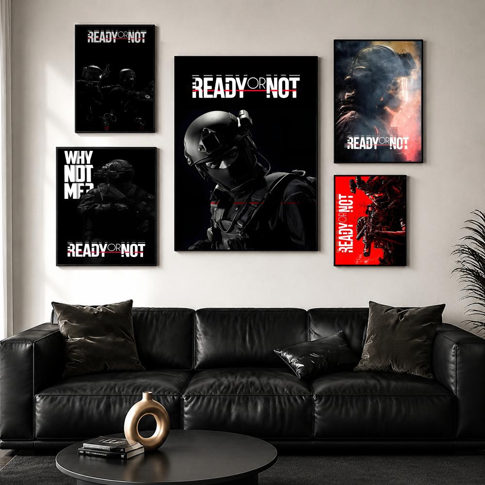 R-Ready or N-NotS Poster HD Wa - Esports Gaming Wallpaper のレビューと価格