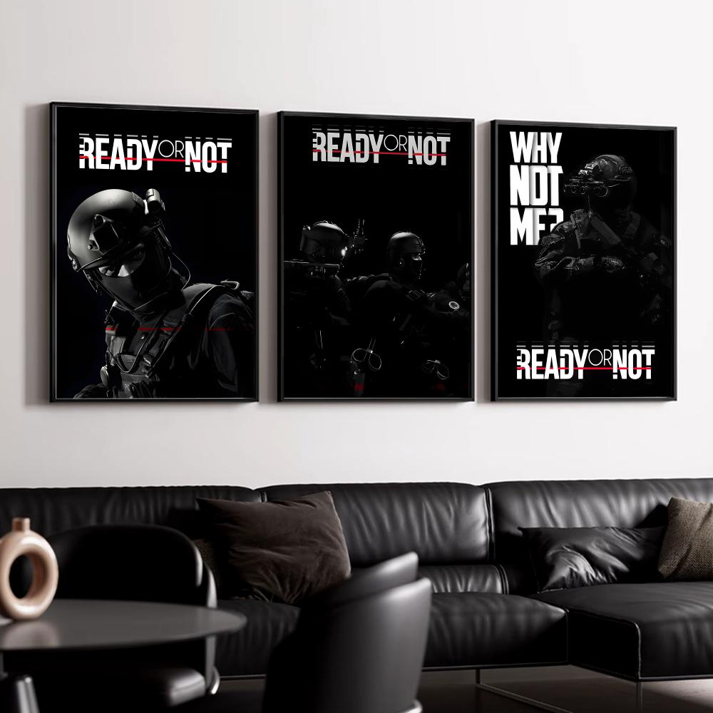 R-Ready or N-NotS Poster HD Wa - Esports Gaming Wallpaper のレビューと価格