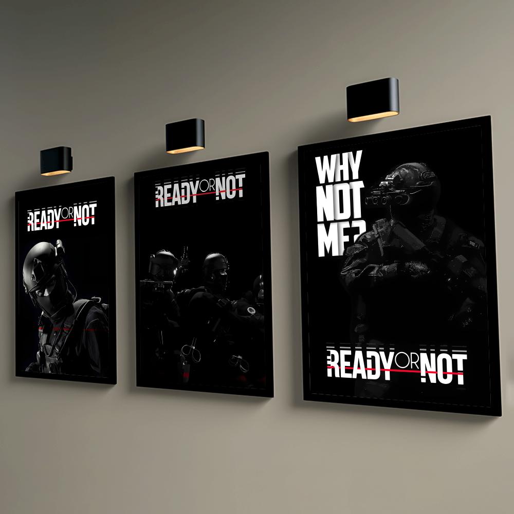 R-Ready or N-NotS Poster HD Wa - Esports Gaming Wallpaper のレビューと価格