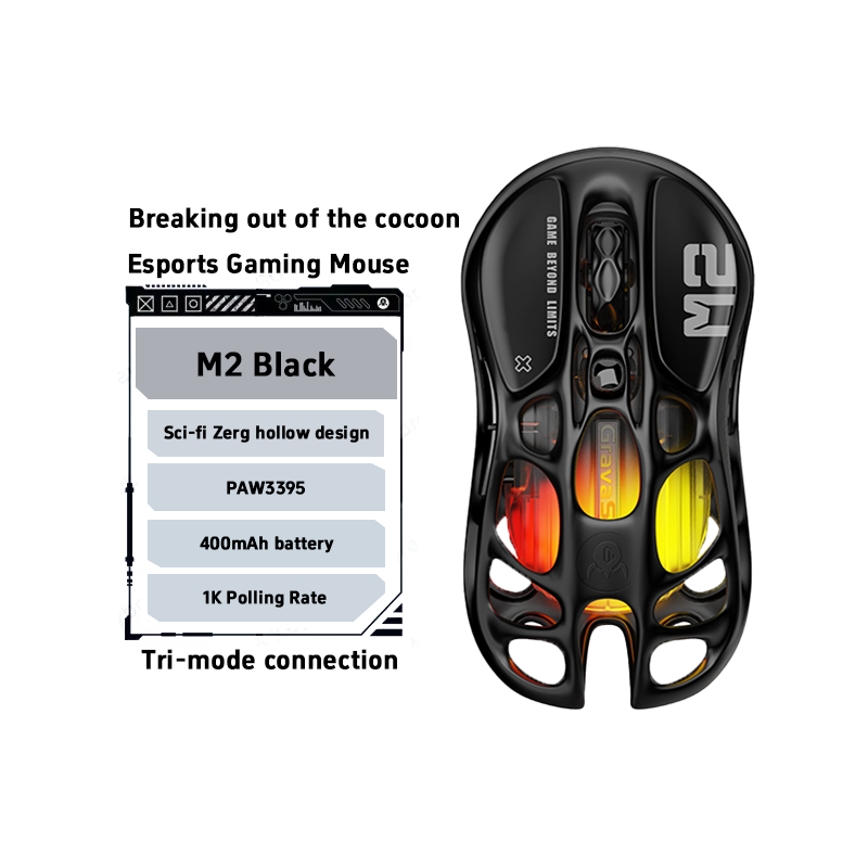 GravaStar M1 M2 Gaming Mouse M - Esports Gaming Mouse Wireless のレビューと価格