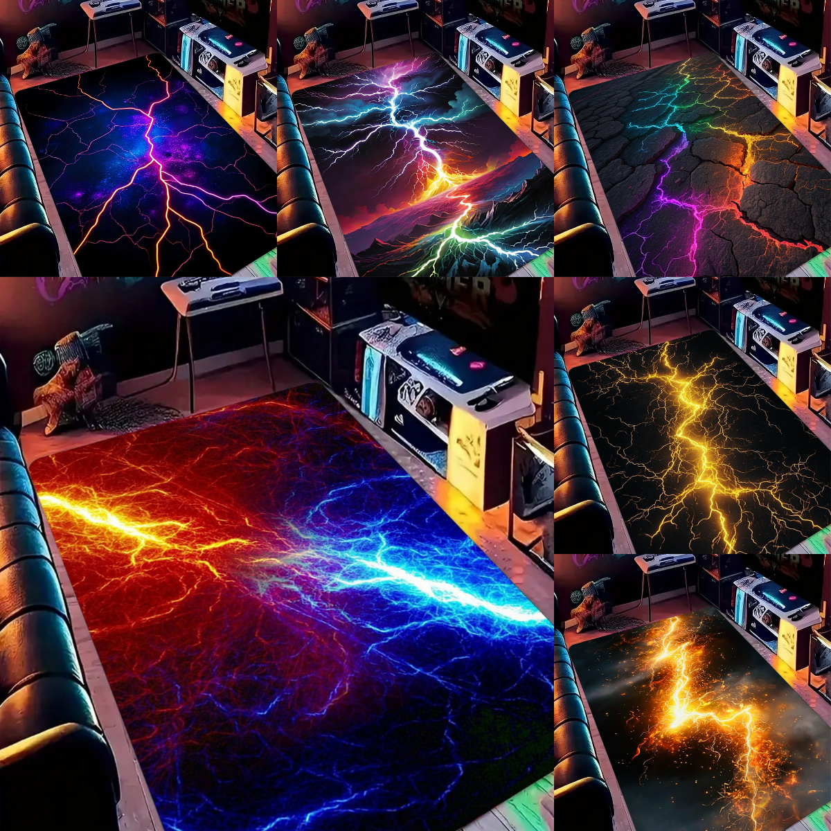 Lightning Crack Pattern Gaming - Esports Gaming Live のレビューと価格