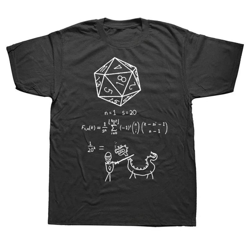 DnD Cat Dice Graphic Tee Cute  - Esports Gaming Shirts のレビューと価格