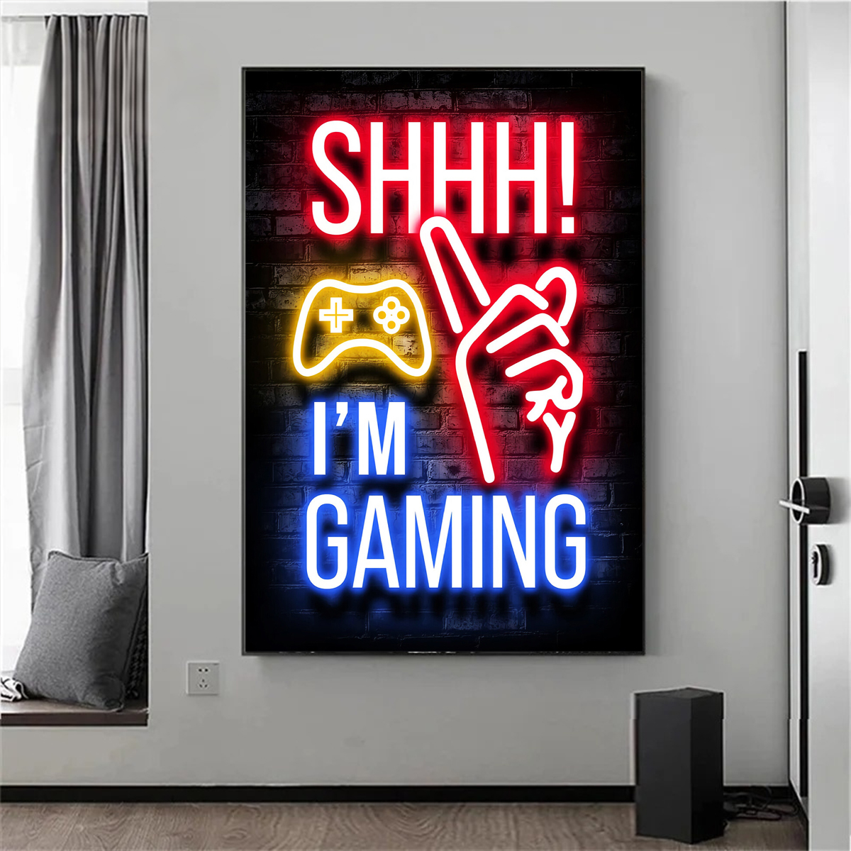 Neon Cyberpunk Poster Suitable - Esports Gaming Wallpaper のレビューと価格