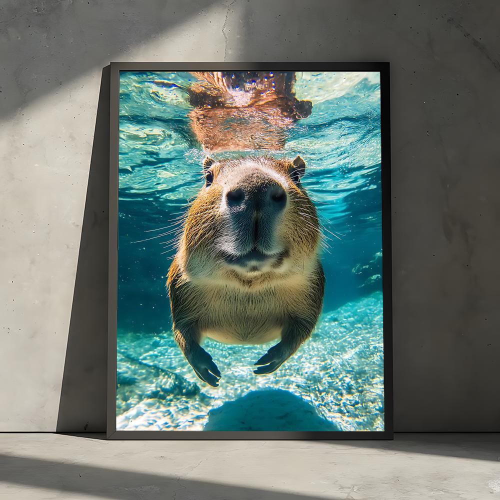 Healing Capybara Poster Art Po - Esports Gaming Wallpaper のレビューと価格