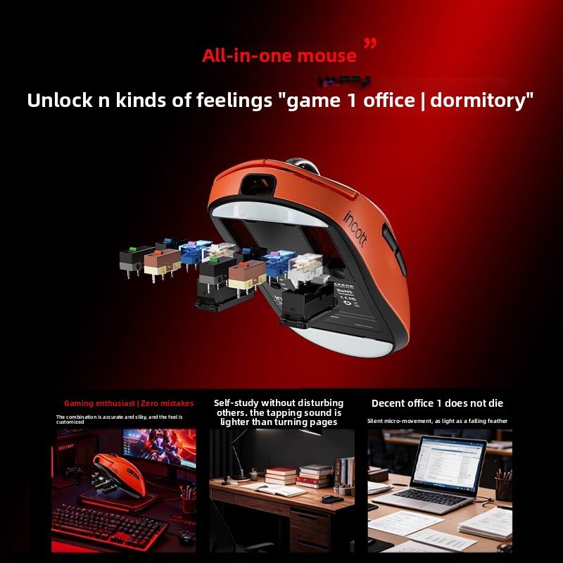 Incott G23 V2 Wireless Gaming  - Esports Gaming Mouse Wireless のレビューと価格