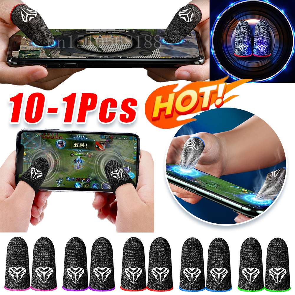10-2PCS Finger Cots Gaming Fin - Esports Gaming Sleeve のレビューと価格