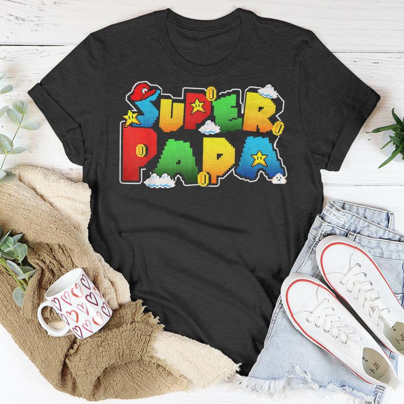 Gamer Super Papa Funny Father  - Esports Gaming Shirts のレビューと価格