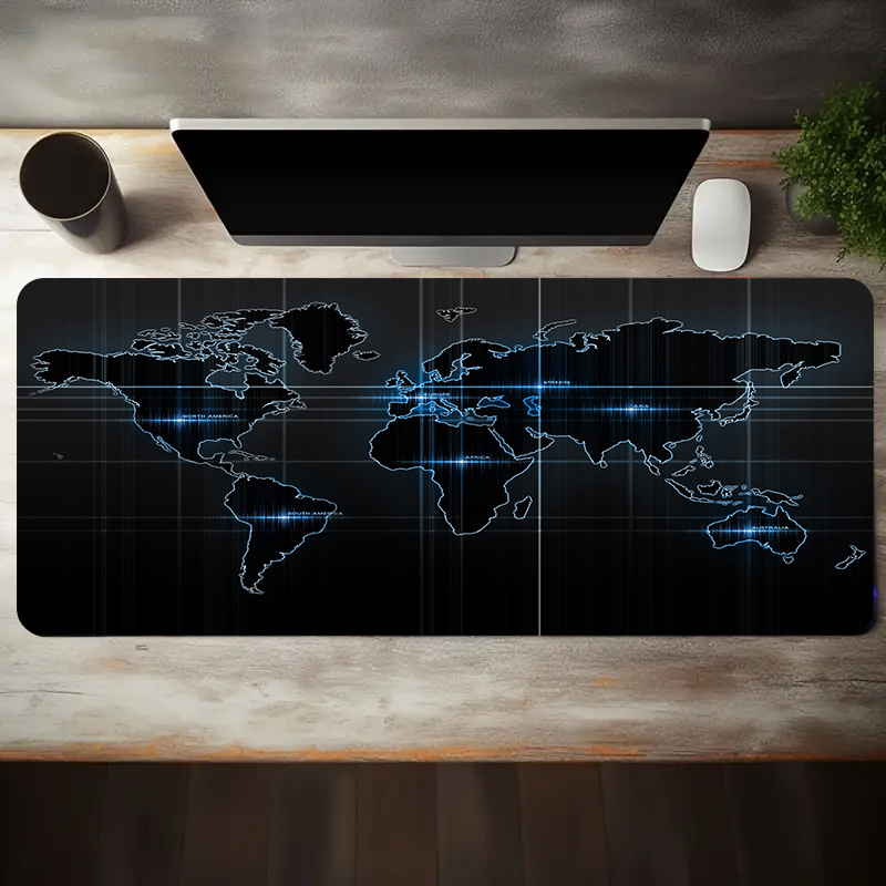 Tech World Map Gaming Mouse Pa - Esports Gaming World のレビューと価格