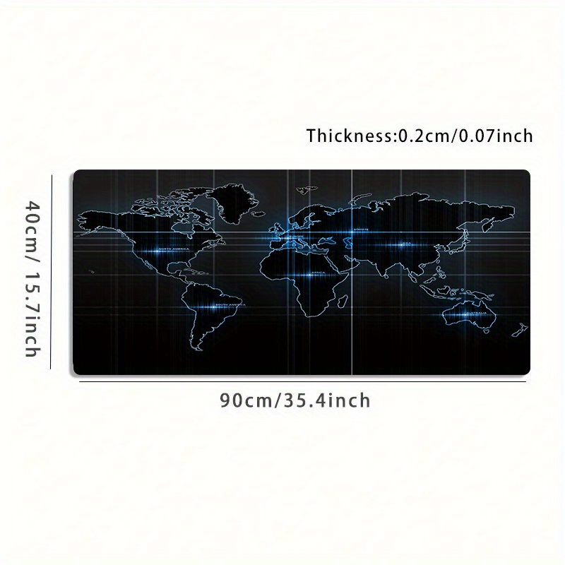 Tech World Map Gaming Mouse Pa - Esports Gaming World のレビューと価格