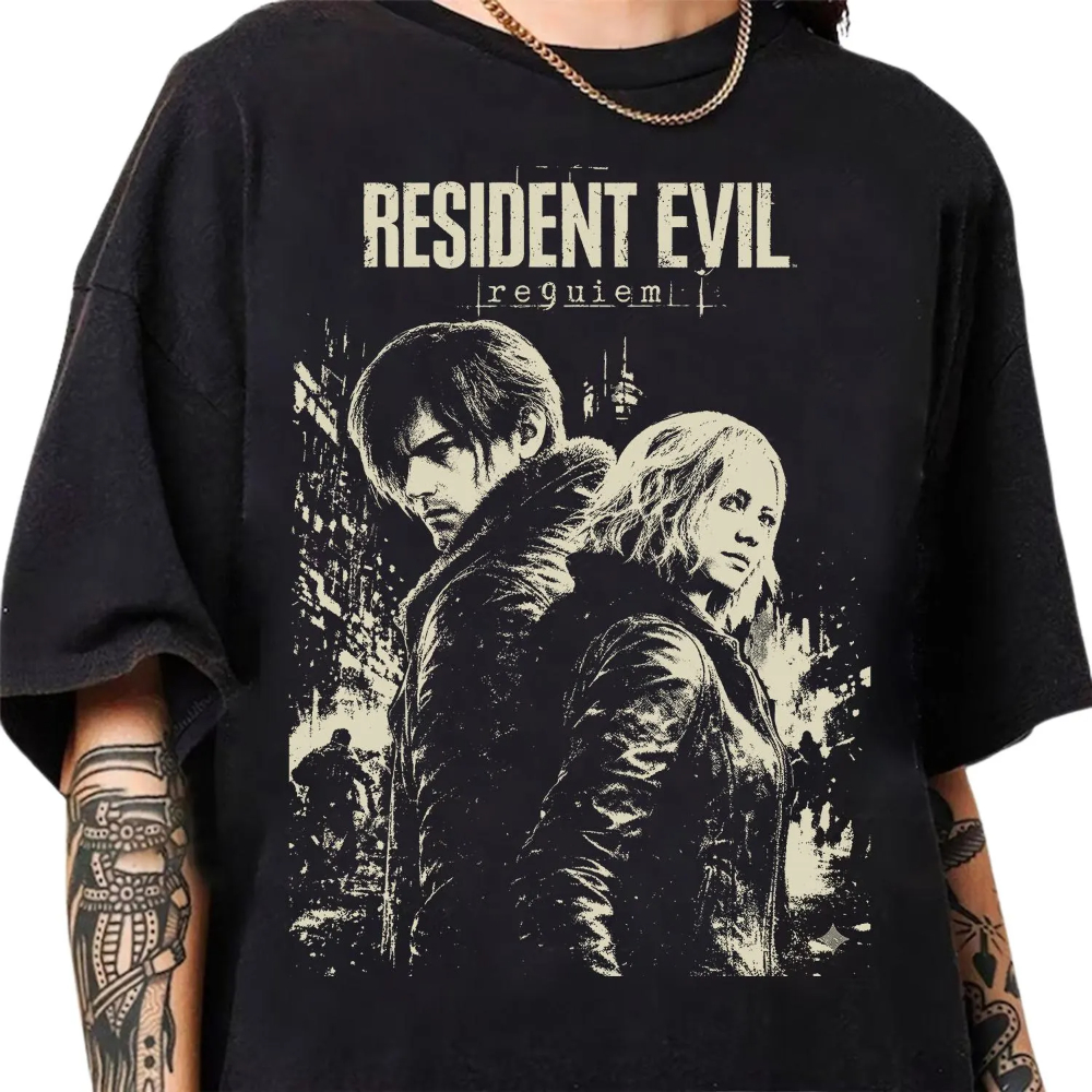 Vintage Resident Evil Requiem  - Esports Gaming Shirts のレビューと価格