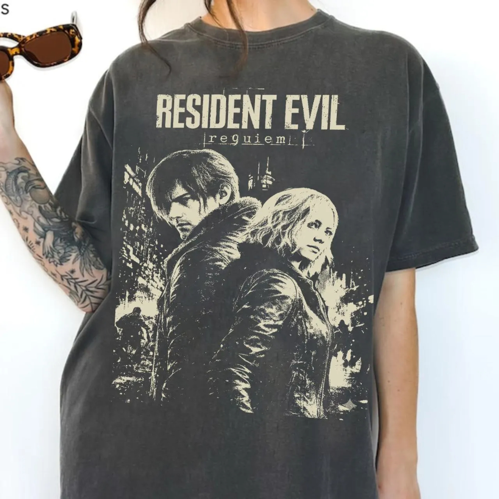 Vintage Resident Evil Requiem  - Esports Gaming Shirts のレビューと価格