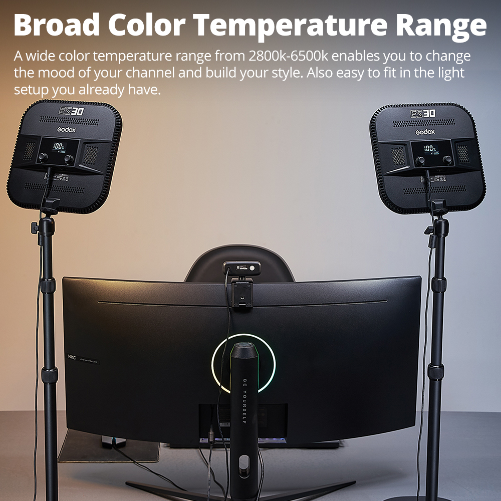 Godox ES30 E-sports LED Light  - Esports Gaming Live のレビューと価格