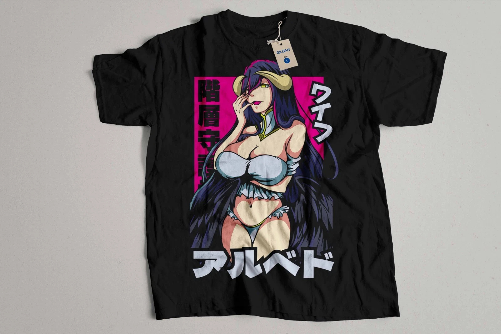 Overlord Albedo Front Print T  - Esports Gaming Sleeve のレビューと価格