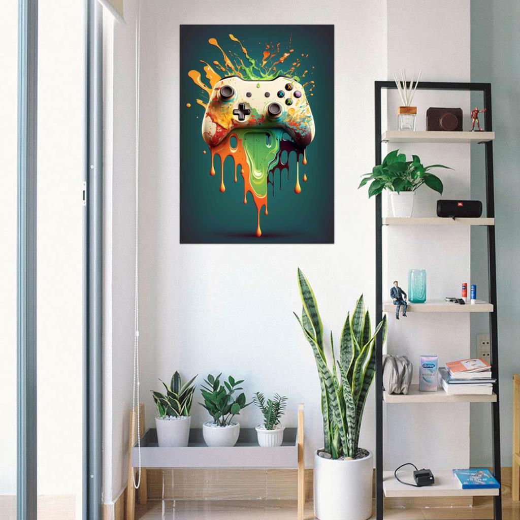 80s Colorful Punk Neon Gamer C - Esports Gaming Wallpaper のレビューと価格