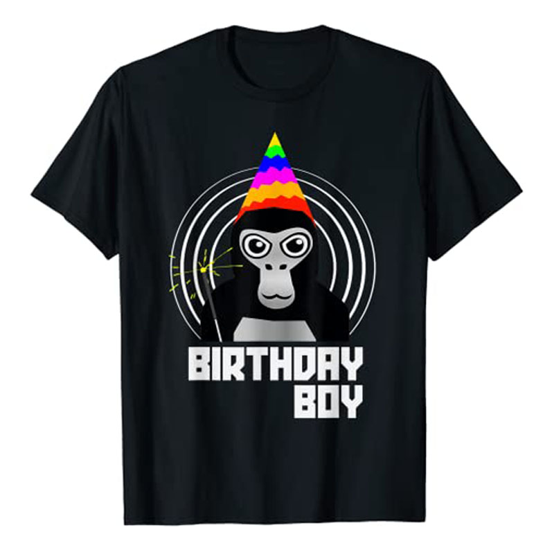 Gorilla Tag Birthday Boy VR Ga - Esports Gaming Shirts のレビューと価格