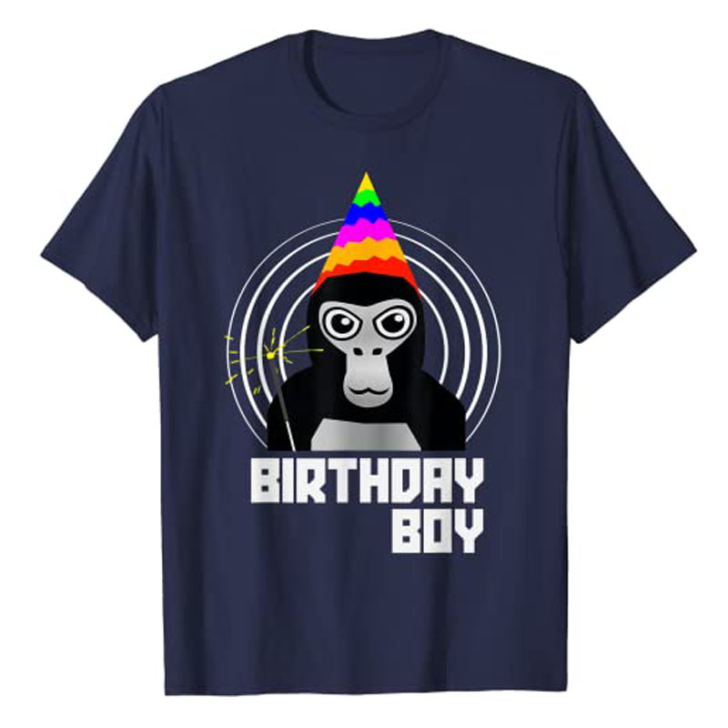 Gorilla Tag Birthday Boy VR Ga - Esports Gaming Shirts のレビューと価格
