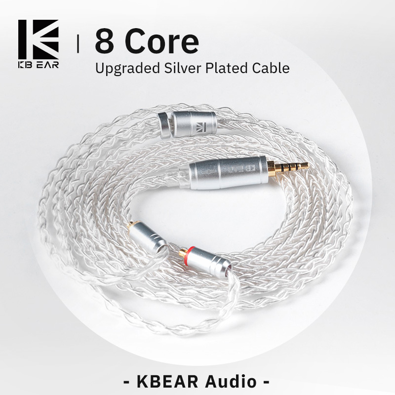 KBEAR 8 Core Upgraded Silver W - Esports Gaming Earbuds のレビューと価格