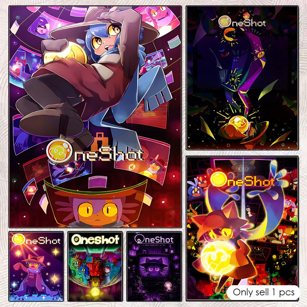 Puzzle Game O-OneShotS Poster  - Esports Gaming Wallpaper のレビューと価格