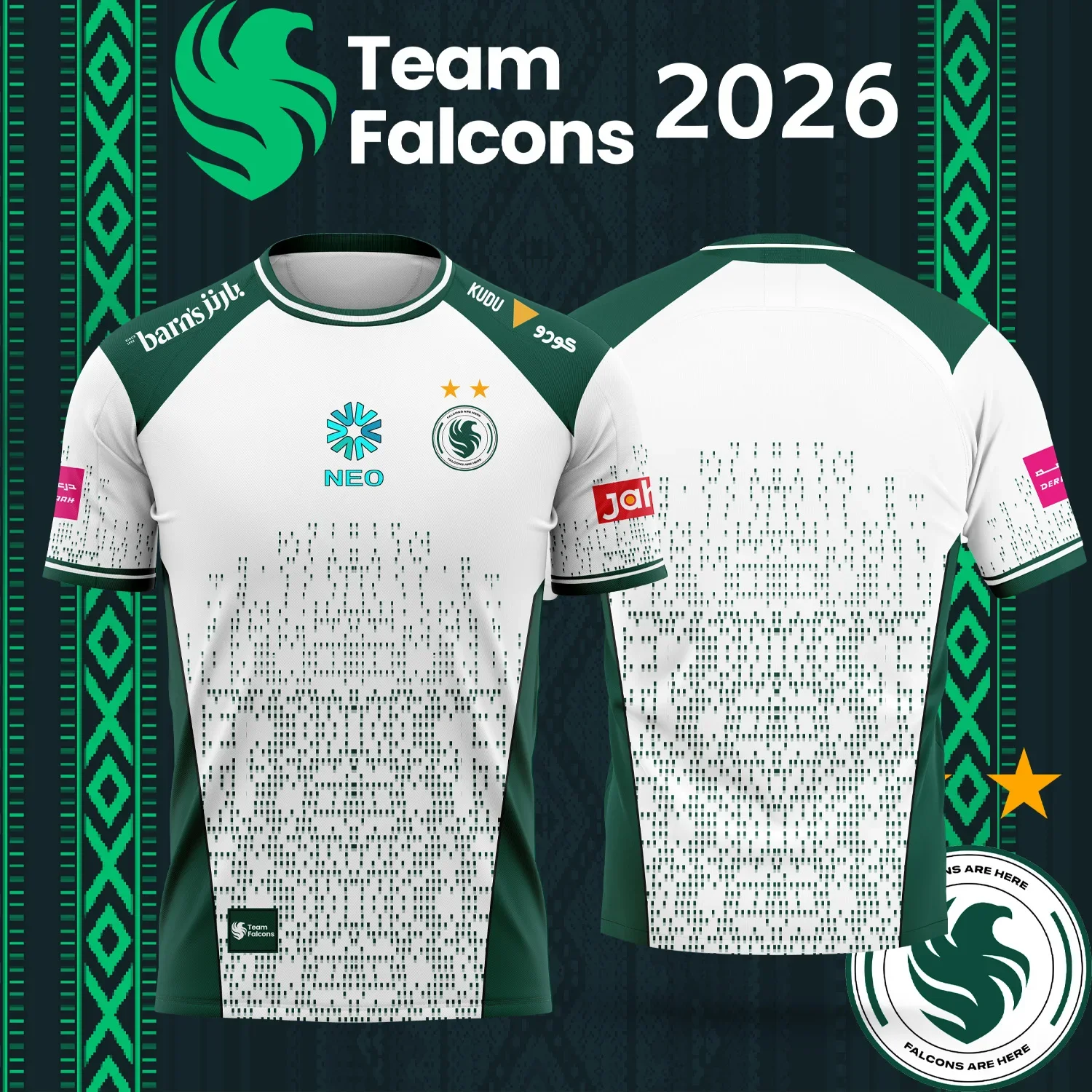 2026 New TEAM  Falcons   Espor - Esports Gaming Shirts のレビューと価格