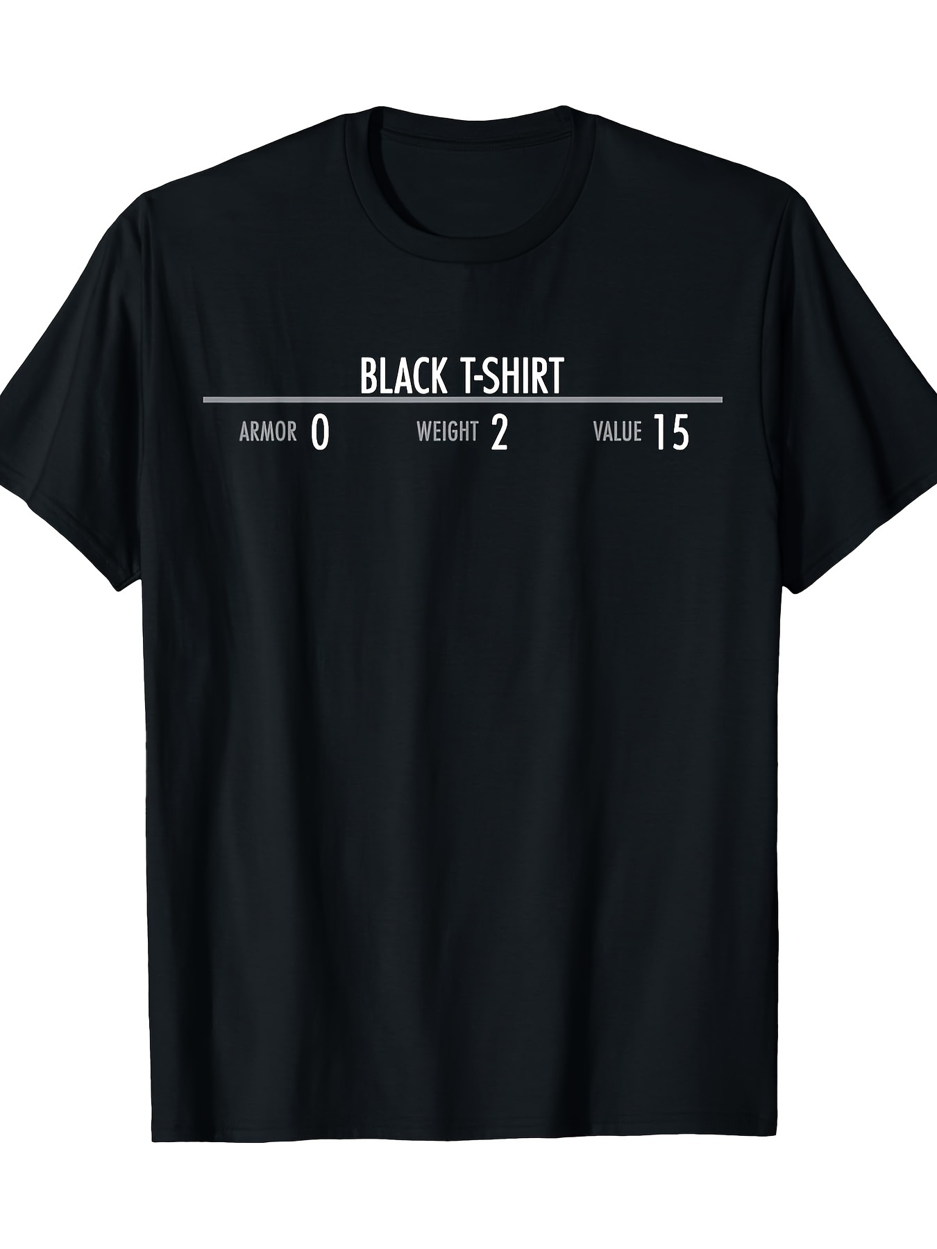 Skyrim Armor Stats Graphic Tee - Esports Gaming Shirts のレビューと価格