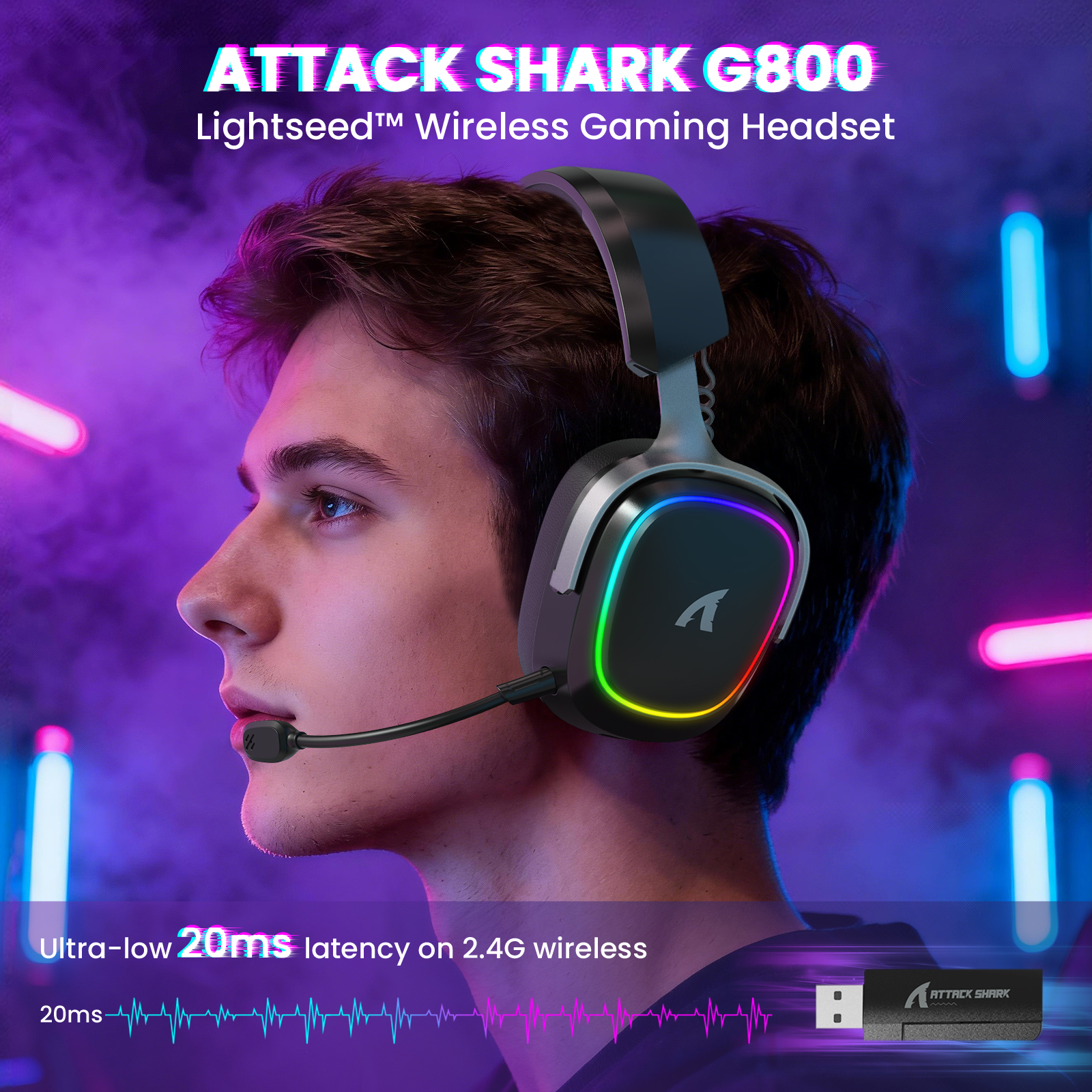 ATTACK SHARK G800 Wireless Gam - Esports Gaming Earbuds のレビューと価格
