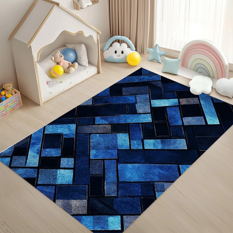 Nordic Blue Geometric Patchwor - Esports Gaming Live のレビューと価格